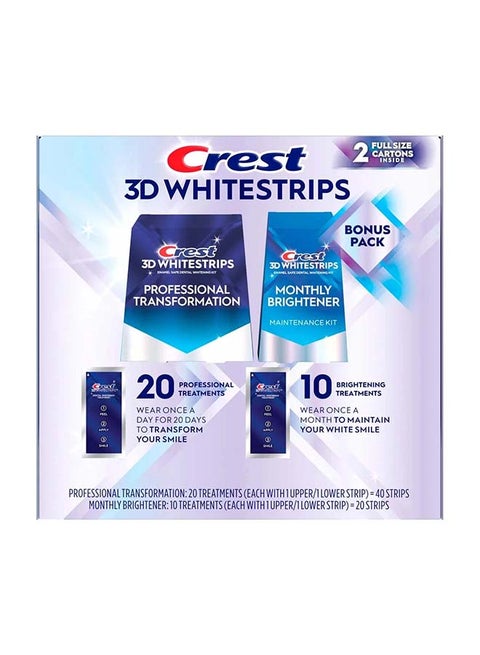 Crest40-Piece 3D WhiteStrips Dental Whitening Kit