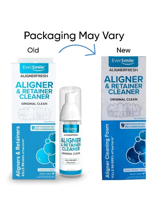 (Pack Of 2) Aligner Cleansing Foam, Whitens Teeth, Mint, 2X50 Ml Packaging May Vary 50 x 2ml - pnsku/N32504361A/45/_/1741067153/e5b75173-e60d-4dd3-b7cf-95ed841ffc39