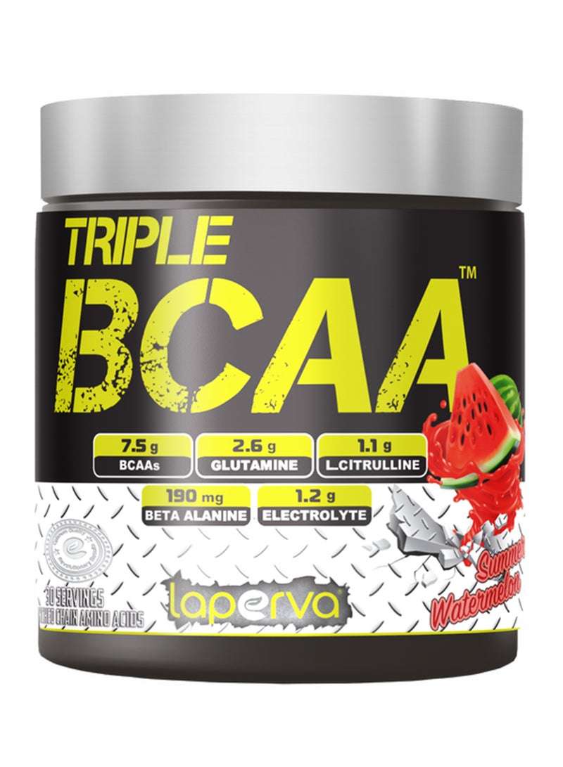 Laperva - Triple BCAA Watermelon Flavour Powder -30 Servings 420 gm - Image 1
