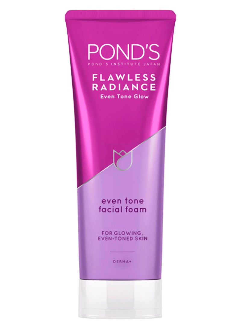 بوندز رغوة فلولس راديانس لتنظيف الوجه وتقشيره مزودة بالنياسيناميد وفيتامين E لتوحيد لون البشرة لتوفير بشرة مشرقة وخالية من العيوب 100جرام - Image 1