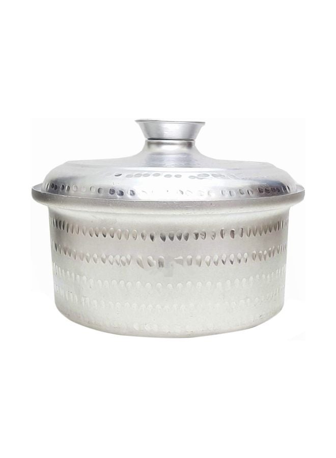 Ayda Aluminium Mandi Biryani Cooking Pot Silver 33x15cm - Image 1