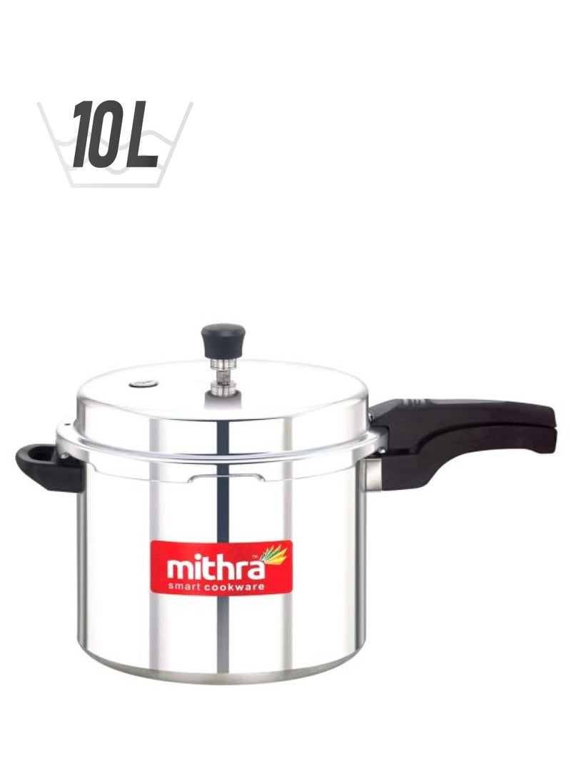 Mithra Aluminium Non-Stick Dishwasher Safe And Induction compatible Base Preesure Cooker With Outer Lid 43x27x25cm - Image 1