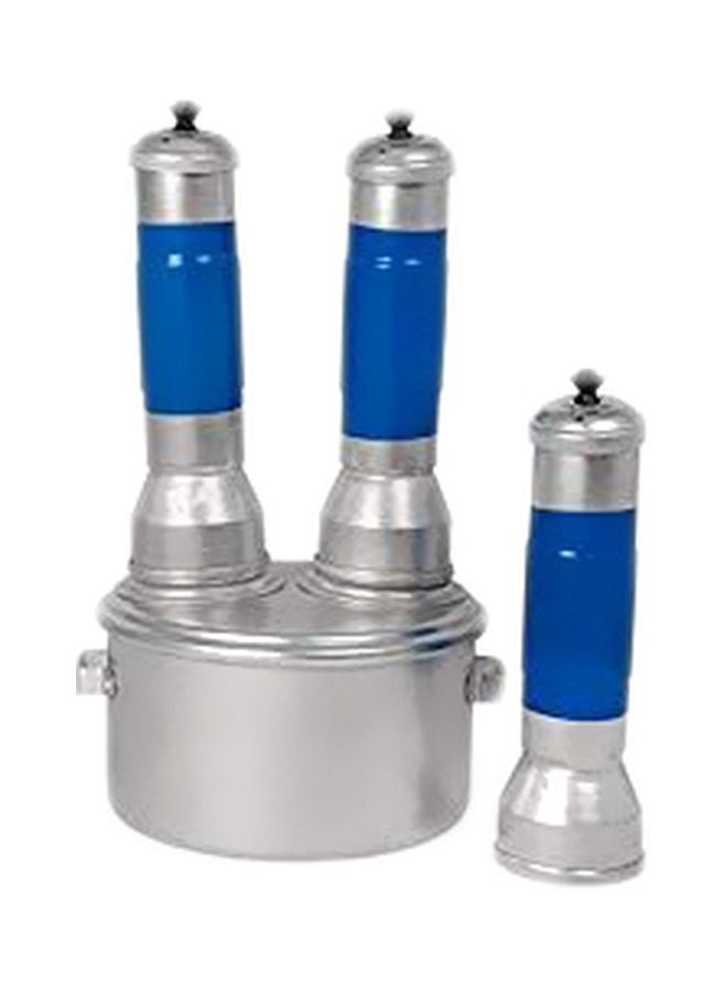 TAJ - Aluminium Puttu Maker Blue - Image 1