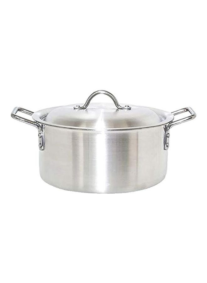 Aluminum Casserole Pot Silver 22cm