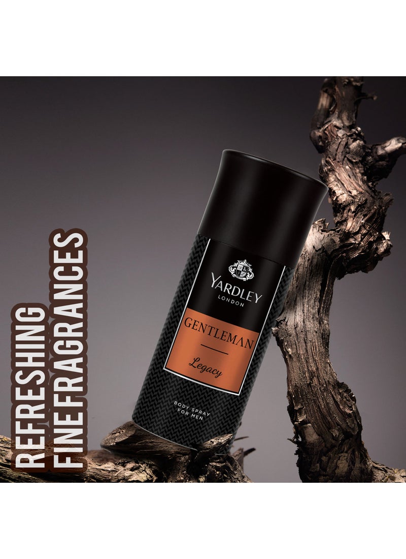 ياردلي بخاخ لندن جنتلمان ليجاسي للجسم 150ملليلتر - Image 3