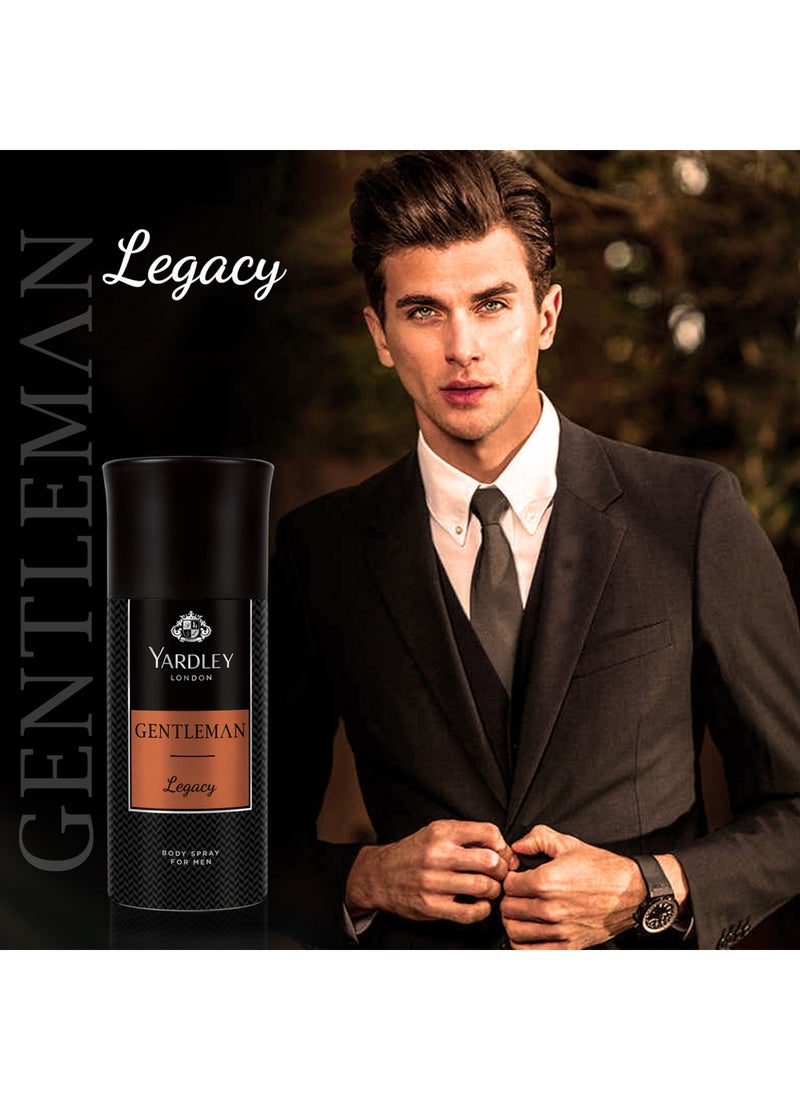 ياردلي بخاخ لندن جنتلمان ليجاسي للجسم 150ملليلتر - Image 2