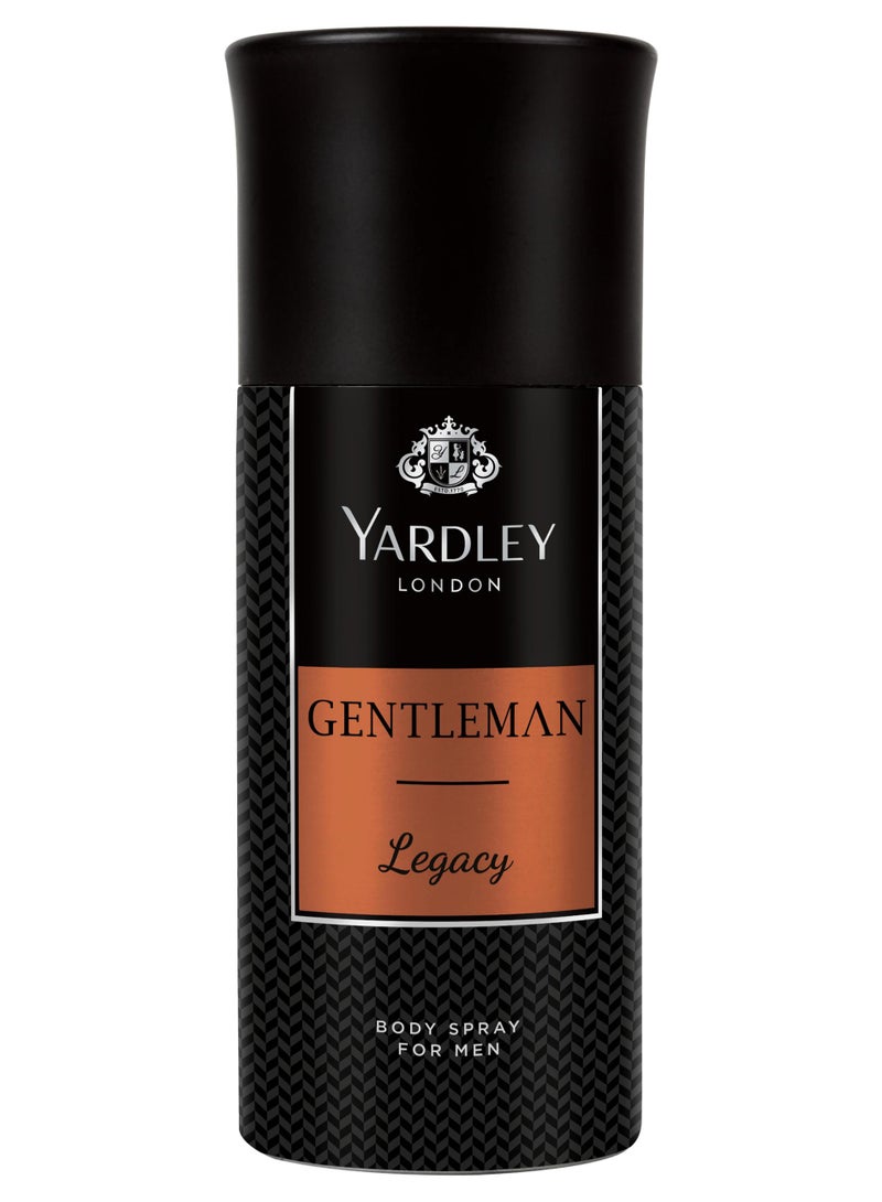 Yardley London Gentlemen Legacy Body Spray 150ml - Image 1