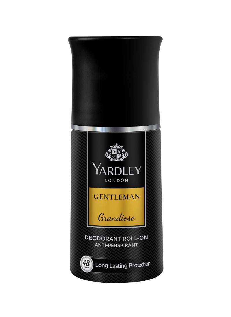 Yardley Gentleman Grandiose Deodorant Roll On All Day Protection 50ml - Image 1