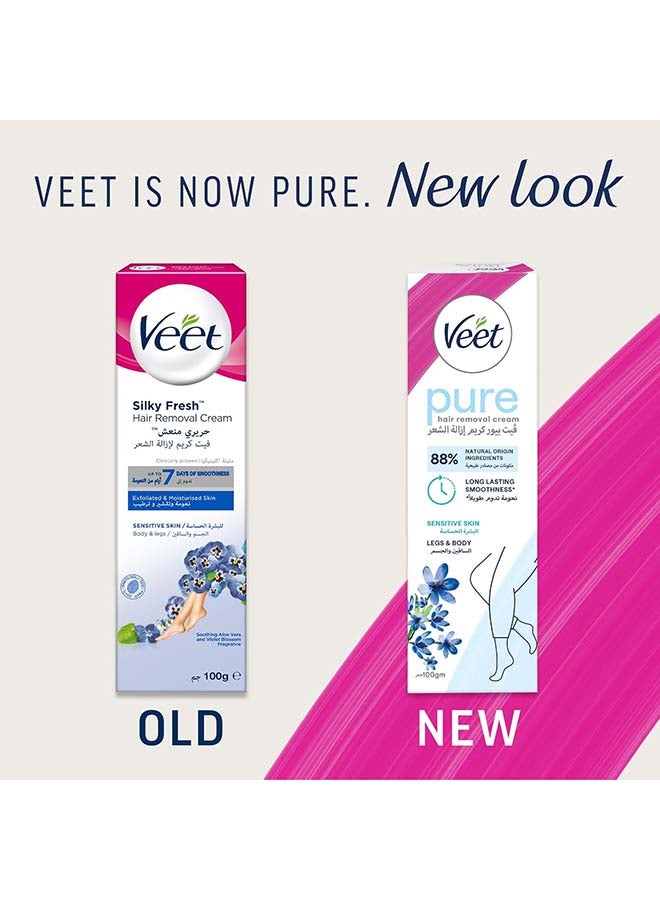 Veet Silky Fresh Hair Removal Cream 100ml - Image 2