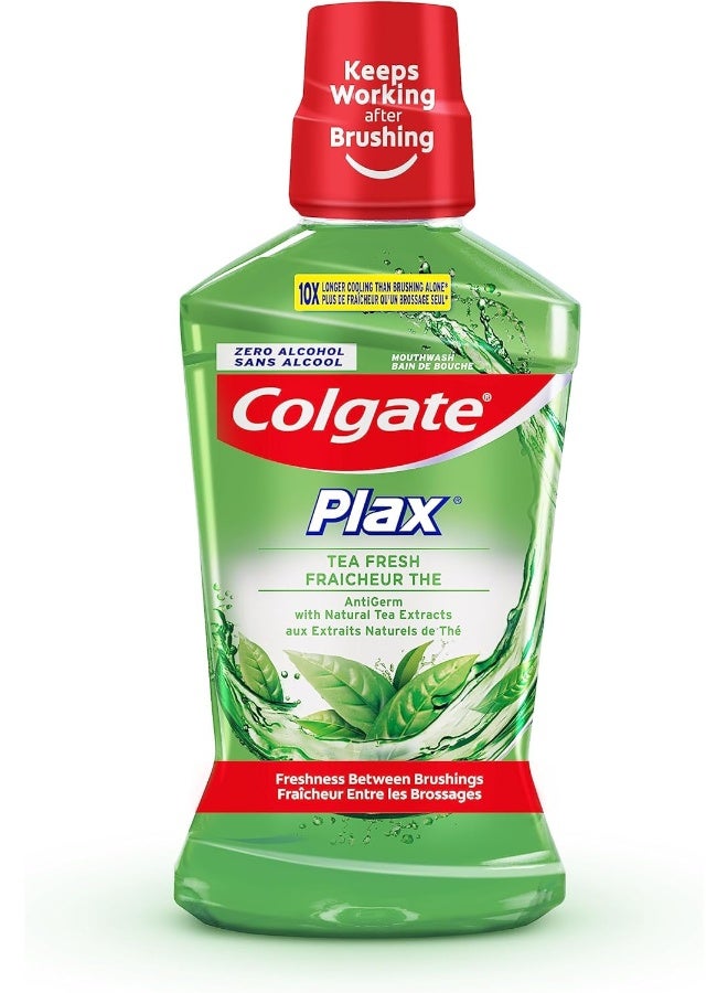 Colgate - Mouthwah Plax Fresh Tea Pack Of 2 500 +250 ml Green - Image 1