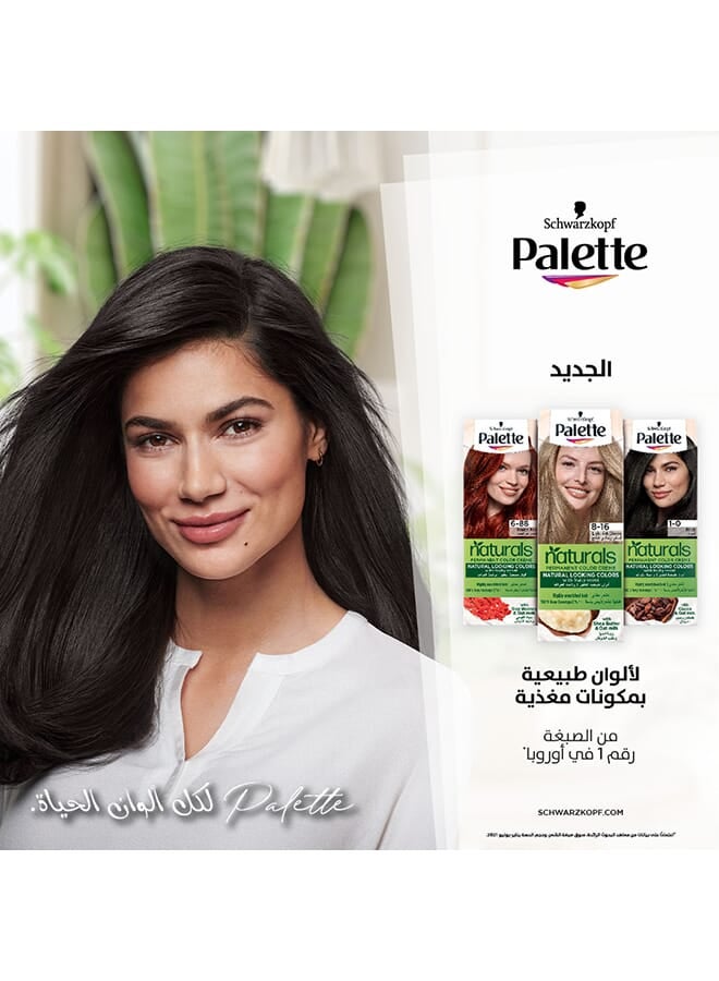 Palette Naturals Permanent Color Creme 5-0, Light Brown 50ml , 50ml , & 10ml - Image 2