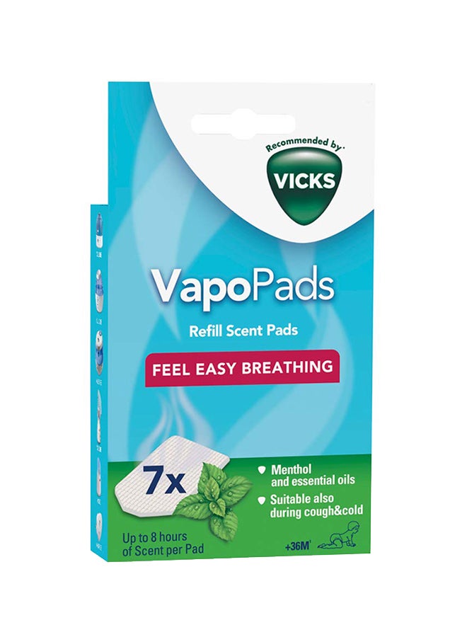 Vicks 7-Piece Menthol Scent Refill Vapo Pads