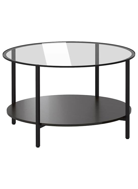 Coffee Table Black/Grey 75x45cm