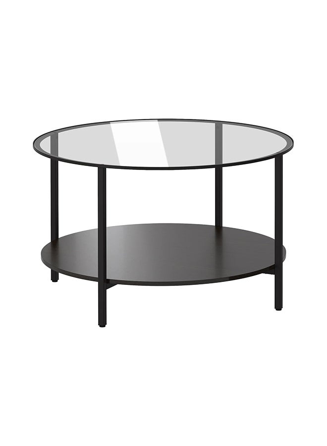 Coffee Table Black/Grey 75x45cm