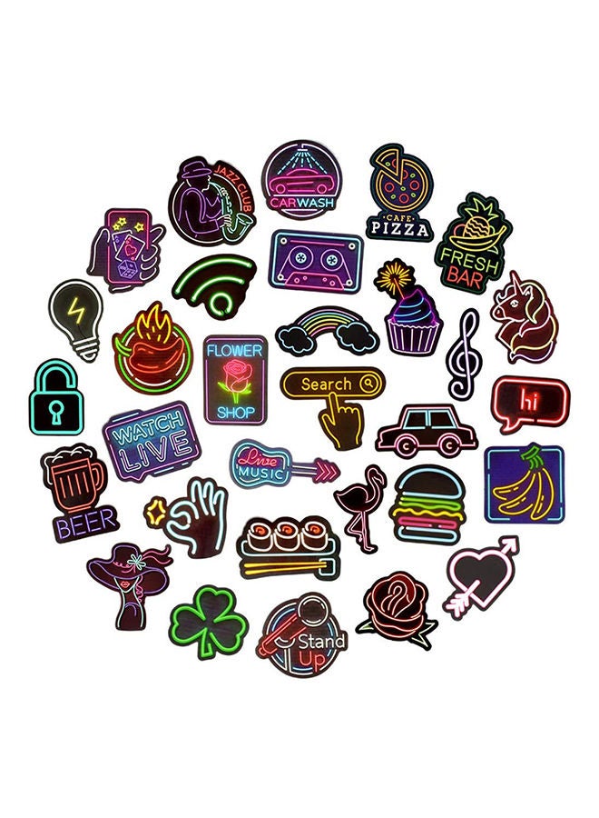 50-Piece Waterproof Self Adhesive Cool Vinyl Decal Graffiti Sticker Set - Image 2