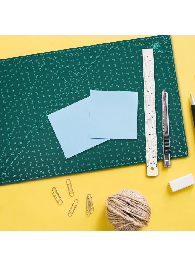 FIS A1 Cutting Mat (594x841mm) with Guide Lines and Ruler Lines - Ideal for Crafting, Green Green - Image 4