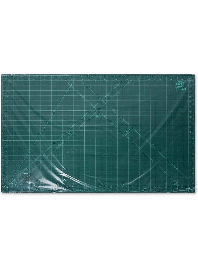 FIS A1 Cutting Mat (594x841mm) with Guide Lines and Ruler Lines - Ideal for Crafting, Green Green - Image 5