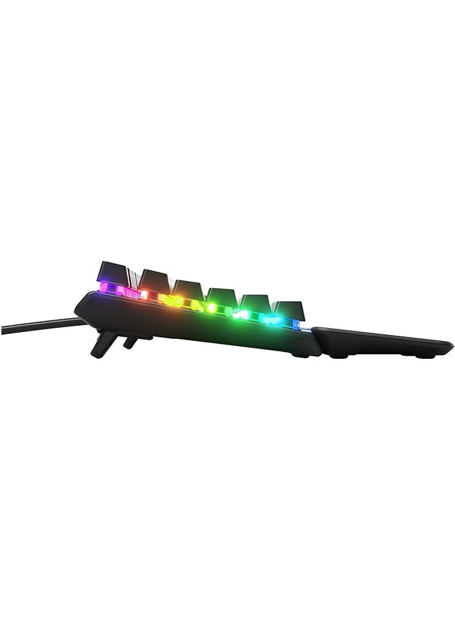 steelseries - Apex Pro Mechanical Gaming Keyboard, Adjustable Actuation Switches, World’s Fastest Mechanical Keyboard, OLED Smart Display, RGB Backlit | 64626 - Image 1