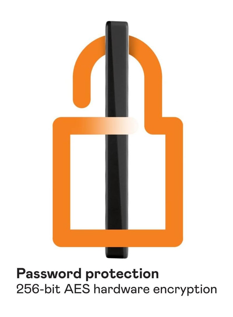 WD 5TB My Passport Black USB 3.2 Gen 1- WDBPKJ0050BBK-WESN 5 TB - Image 3