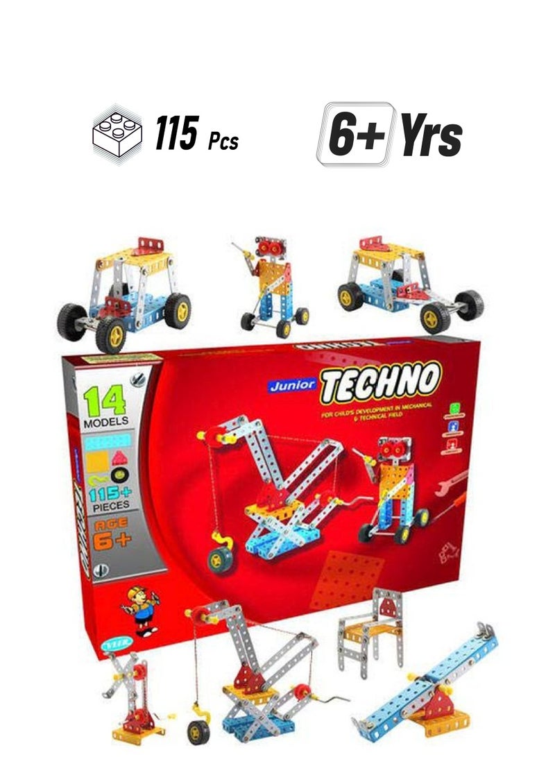 SARTHAM 2003 115-Piece Techno Construction Set 2003 115 6+ Years - Image 1