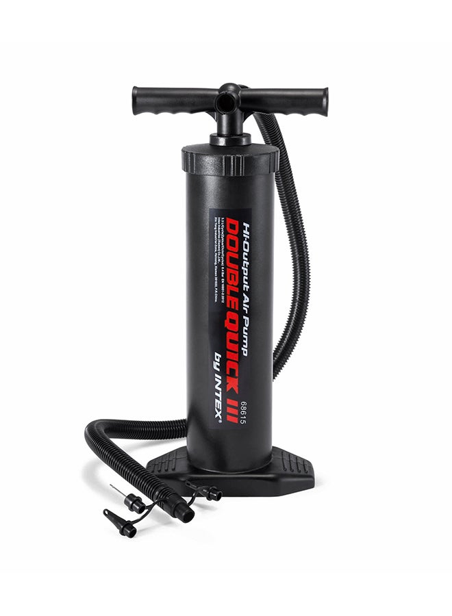 Quick Hand Air Pump Black 48Cm (19") 3.3L/Cycle Black 