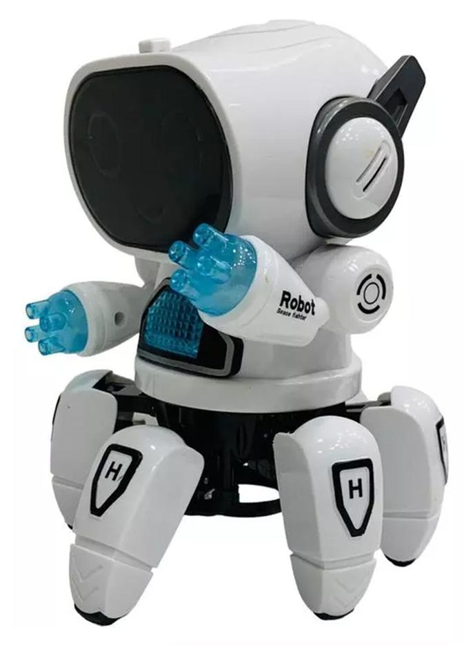 FunBlast Mechanical Octopus Rc Robot With Colourful Led Light And Music For Kids 18cm - Image 1