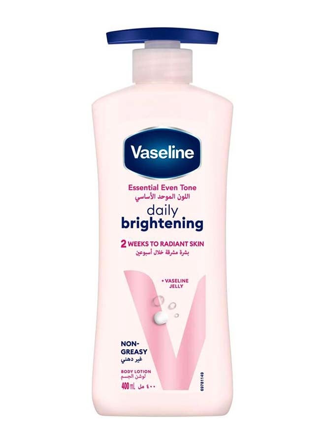 Vaseline Healthy Bright Daily Brightening Even Tone Body Lotion 400ml - Image 1