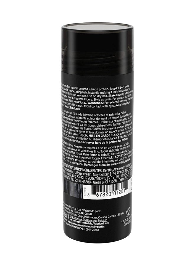 Toppik Hair Building Fibers Black Hair Color 27.5 Grams Black 27.5grams  - Image 2