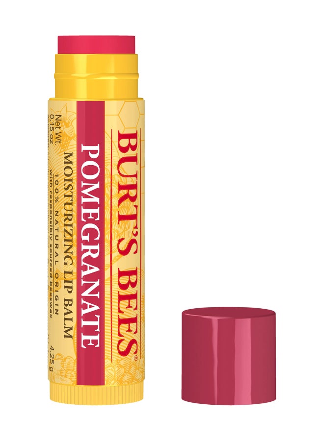 Burt's Bees Moisturizing Lip Balm Pomegranate (0.15 Oz) Packaging May Vary 4.25grams - Image 4