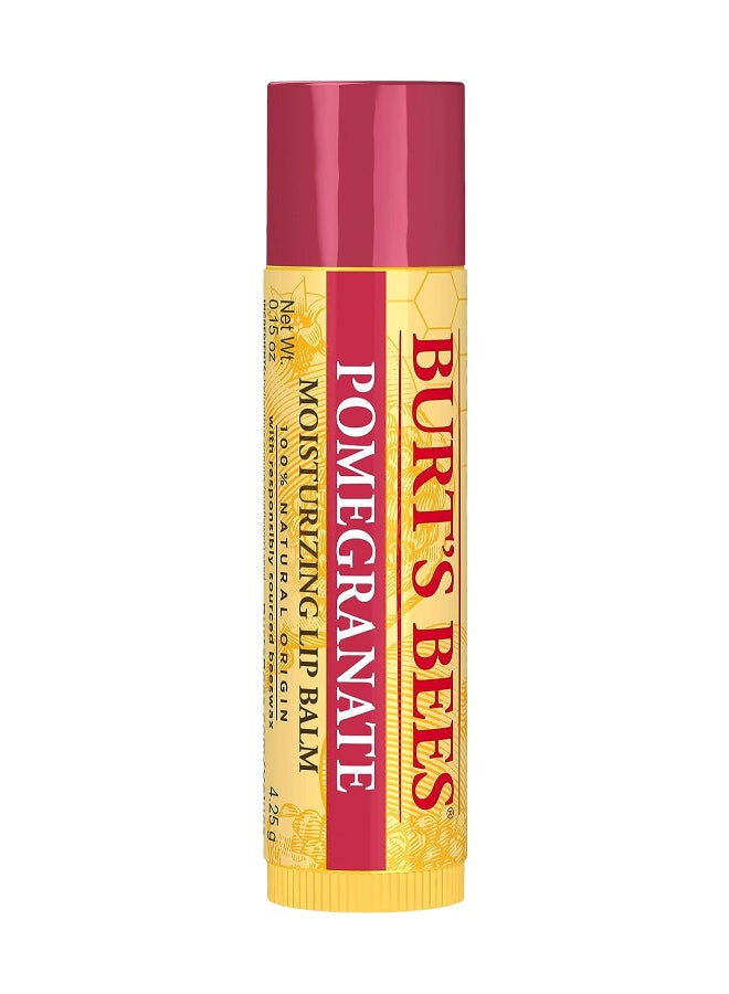 Burt's Bees Moisturizing Lip Balm Pomegranate (0.15 Oz) Packaging May Vary 4.25grams - Image 3