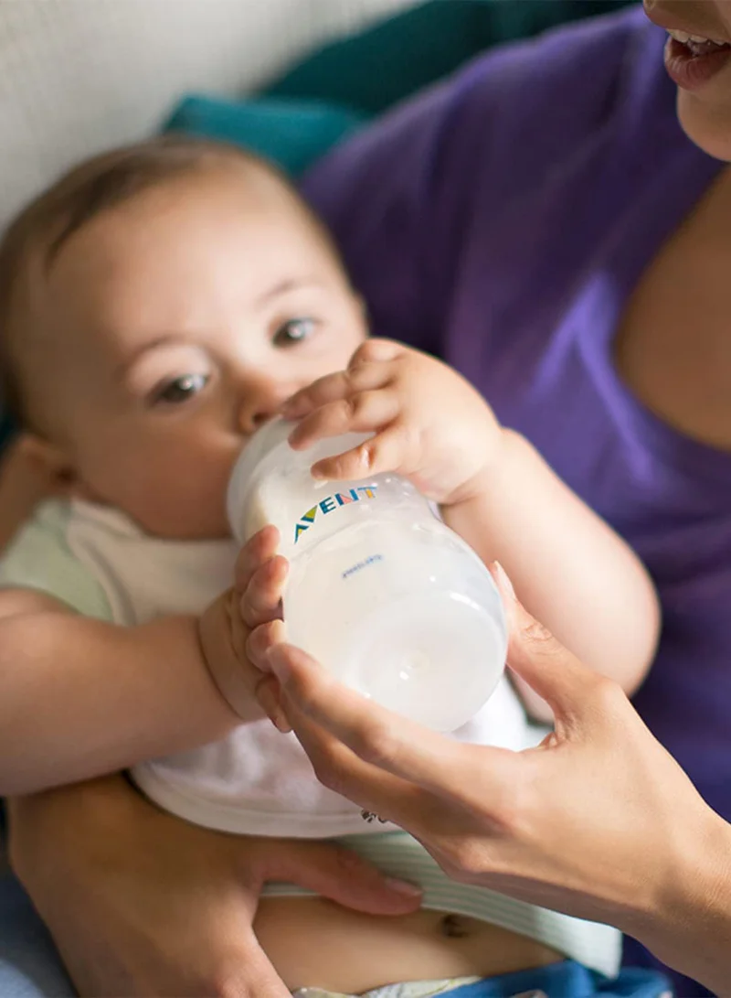 PHILIPS AVENT Pack Of 2 Avent Natural Response Nipple Flow 6 Thick Feed (6M+)
