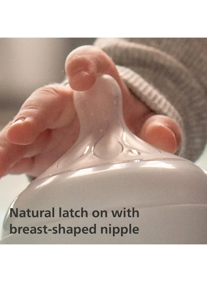 PHILIPS AVENT Pack Of 2 Avent Natural Response Nipple Flow 6 Thick Feed (6M+)