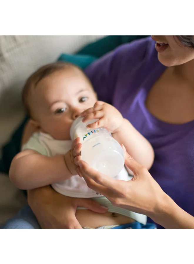PHILIPS AVENT Pack Of 2 Avent Natural Response Nipple Flow 6 Thick Feed (6M+)