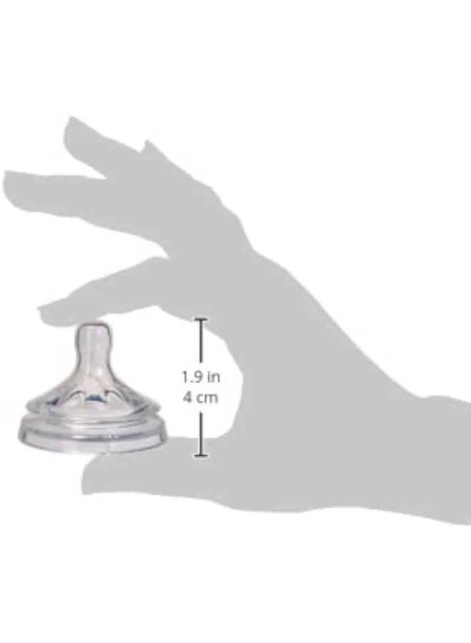 PHILIPS AVENT Pack Of 2 Avent Natural Response Nipple Flow 6 Thick Feed (6M+)