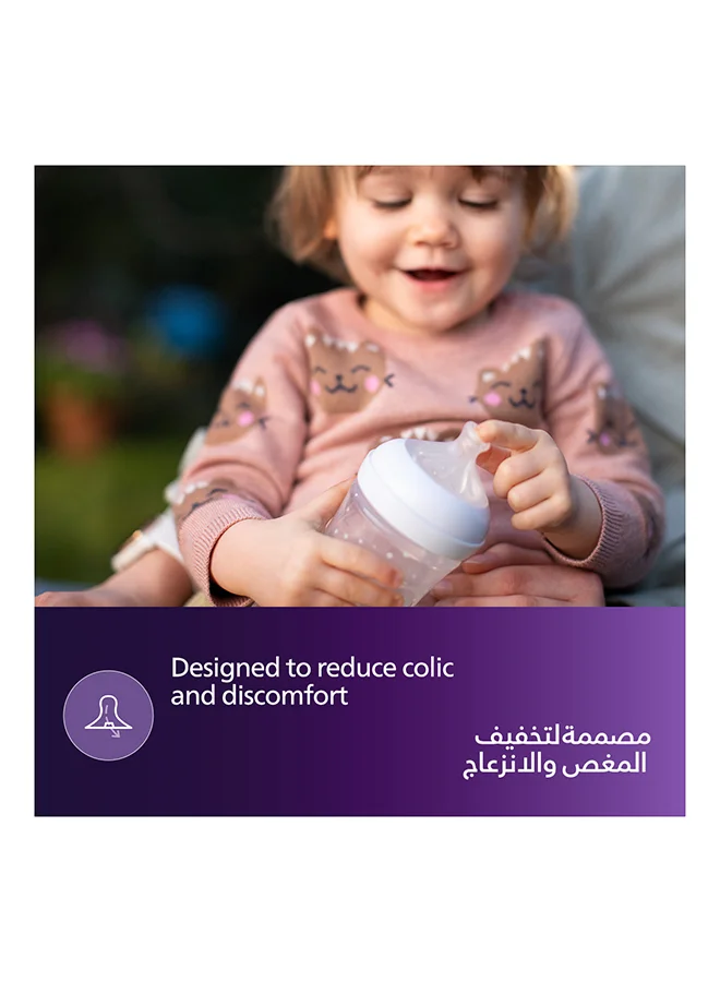 Philips Avent طقم حلمات الرضاعة المطاطية مكون من قطعتين - للأطفال من عمر 6 أشهر وأكبر