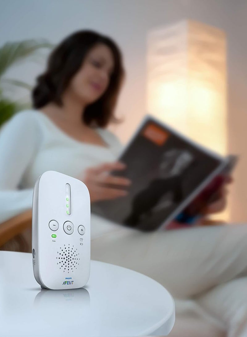 PHILIPS AVENT - DECT Baby FHSS Audio Monitor With Crystal Clear Sound - White - Image 1