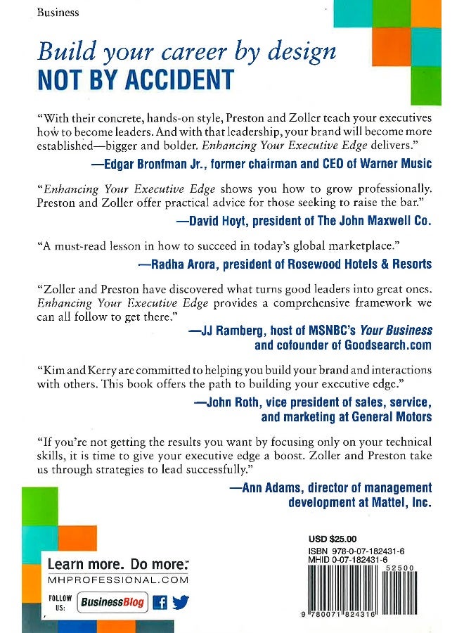 Enhancing Your Executive Edge Hardcover English by Kim Zoller - 16-May-14 - Image 2