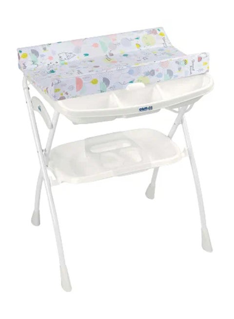 Volare Portable Changing Table With Stand - Baby Bath - Kites And Balloons - Made In Italy, Baby Changing Table For Infant - Diaper Changing Tables - Dressing Table -With Storage