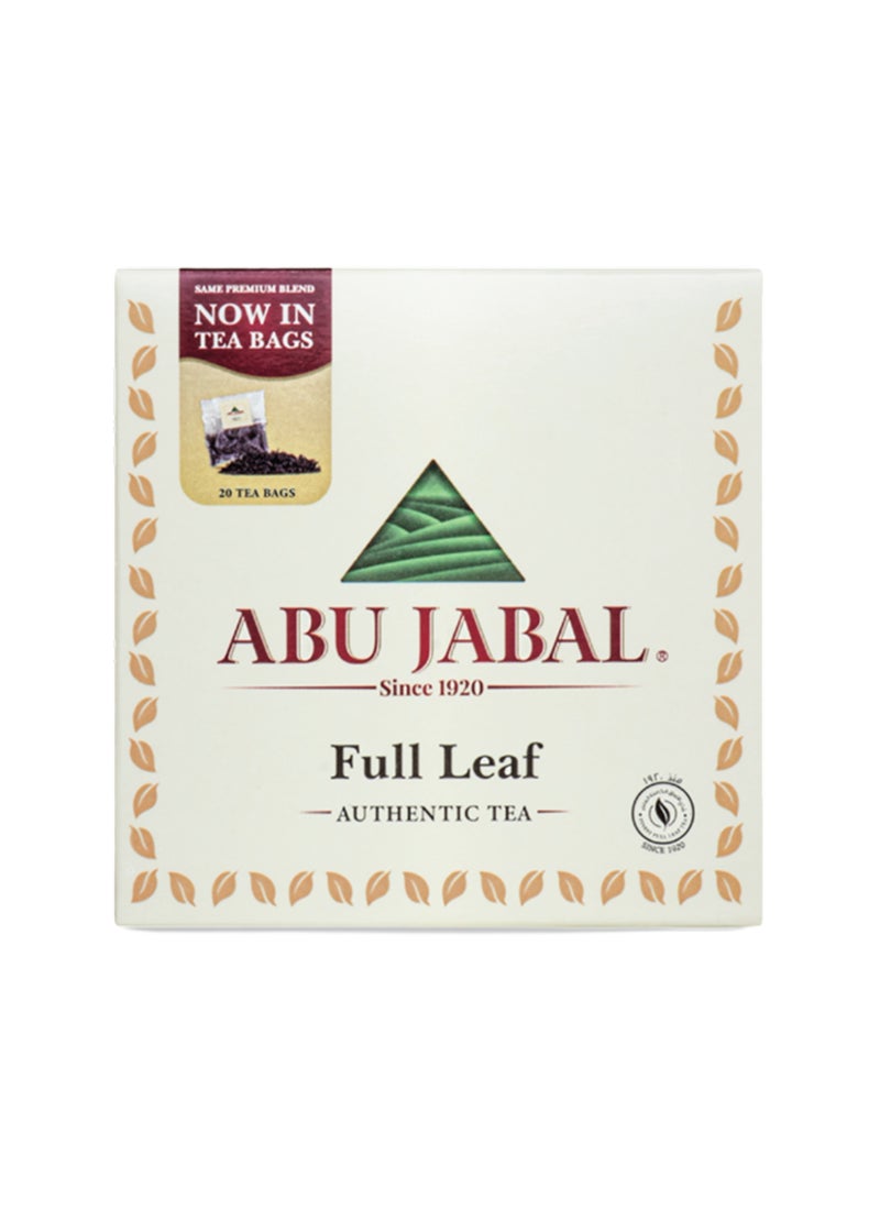 Abu Jabal Full Laef Authentic Tea 20 Teabags 2.5grams - Image 1