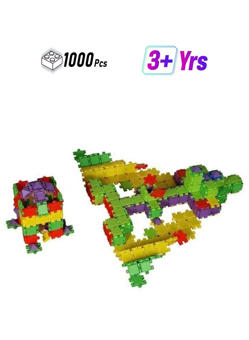 ماتراكس مكعبات بناء فليكسي تانجلز من 1000 قطعة - مع علبة كرتون 8695295001263 1000 أكبر من3 سنوات - Image 1