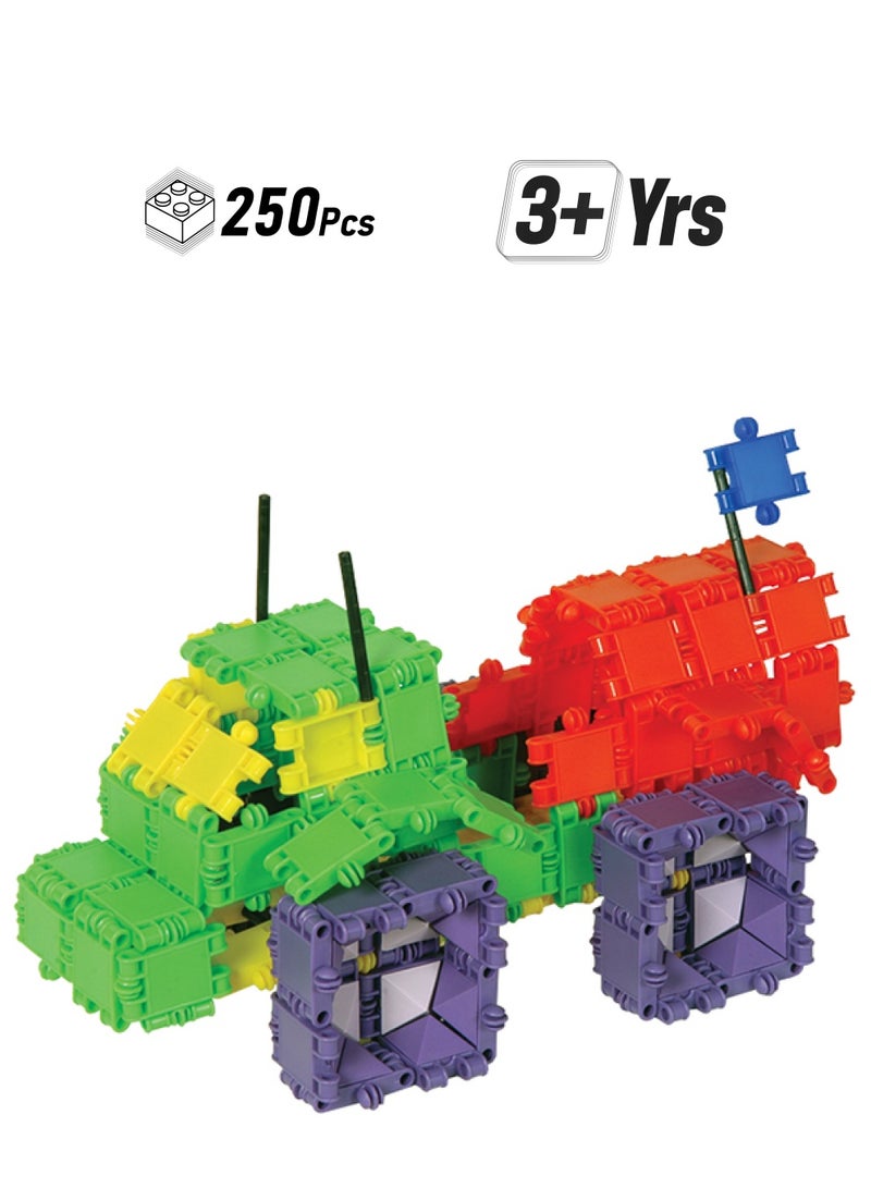 ماتراكس طقم عبوات بلاستيكية فليكسي تانجلز مكون من 250 قطعة 8695295001249 250 أكبر من3 سنوات - Image 1