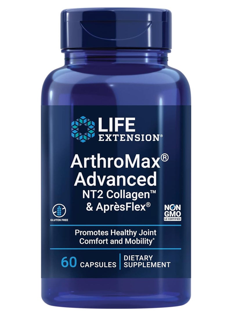 Life Extension - Life Extension Arthromax Advanced with NT2 Collagen And ApresFlex, 60 Capsules - Image 1