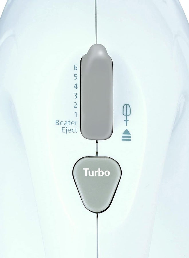 كينوود خلاط يدوي، 6 سرعات، وظيفة تربو، عجان وخافق مزدوج من الفولاذ المقاوم للصدأ 2.7 L 250 W HM430009 أبيض - Image 3