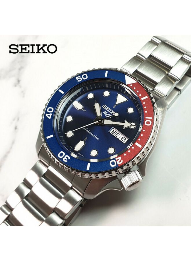 سيكو ساعة يد بعقارب مقاومة للماء بسوار من الاستانلس ستيل 5 سبورتس طراز SRPD53K1 للرجال - Image 4