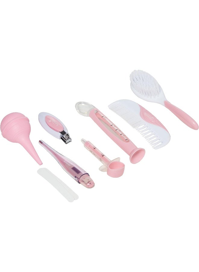 summer infant - 12-Piece Health And Grooming Kit, 0+ M - Pink/White - Image 1