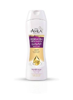 Dabur Amla Nourishment Crème Keratin Shampoo | Deeply Repairs & Restores Hair Strength | For Thin & Damaged Hair 360ml  - Image 1