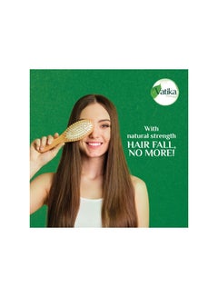 Dabur Vatika Naturals Cactus Enriched Anti-Hair Fall Oil 90ml + 10%OFF| Natural Extracts of Cactus, Olive & Cumin | For Strong & Smooth Hair 90.0ml  - Image 3