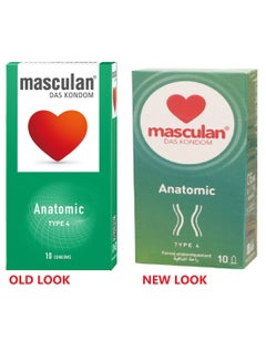 masculan 10-Piece Anatomic Type 4 Condom Set  - Image 1