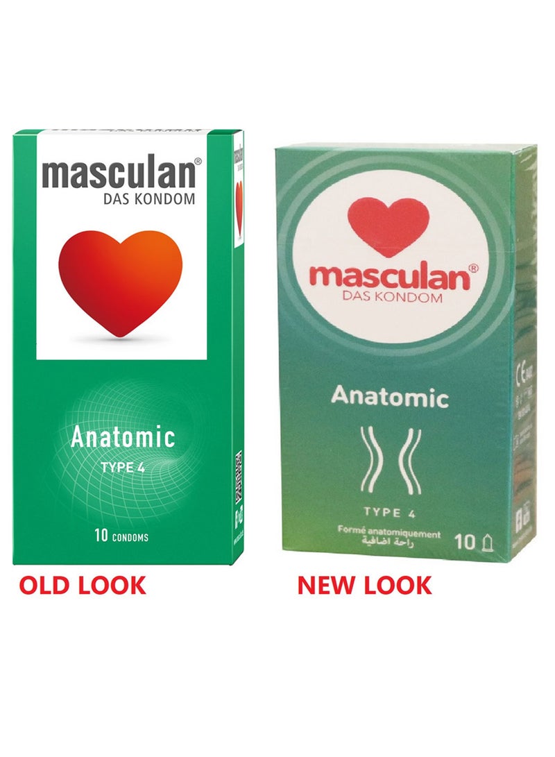 masculan 10-Piece Anatomic Type 4 Condom Set  - Image 1