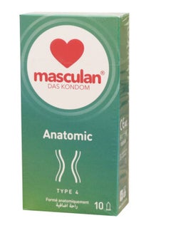 masculan 10-Piece Anatomic Type 4 Condom Set  - Image 2
